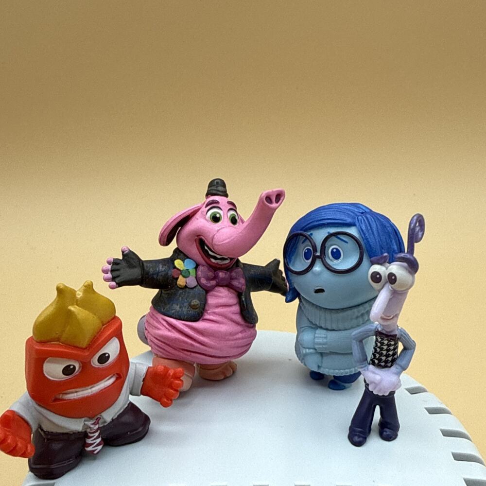 Pixar Disney Inside Out Mini Figures Fear & Anger, Bing Bong & Sadness